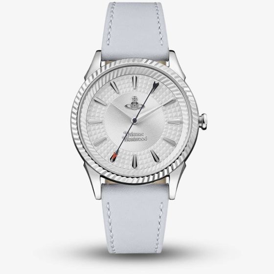 Vivienne Westwood Ladies Seymour Blue Leather Strap Watch VV240SLLC