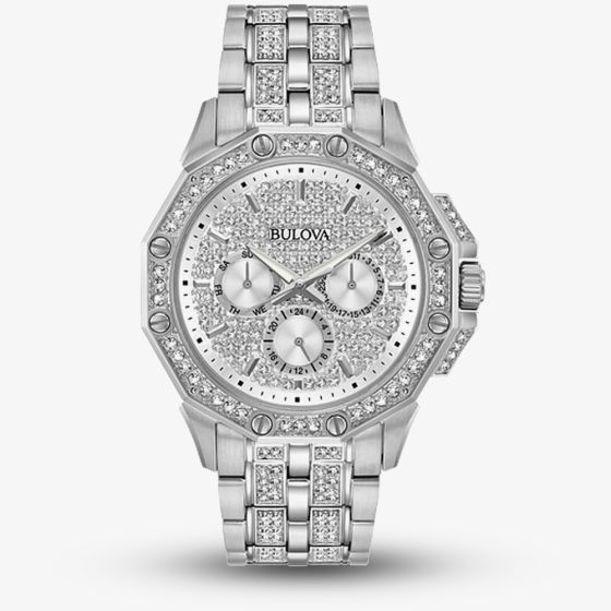 Bulova Mens Crystal Octava Watch 96C134