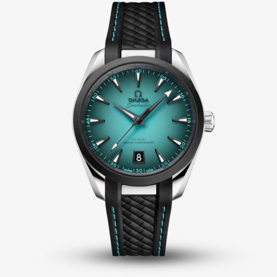 OMEGA 41mm Seamaster Aqua Terra Rubber Strap Watch 220.32.41.21.03.001