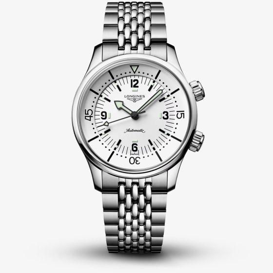 Longines Legend Diver Stainless Steel Bracelet Watch L3.764.4.16.6