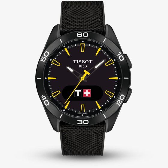 Tissot Mens T-Touch Connect Sport Jungfraubahn Black Rubber Strap Smart Watch T153.420.47.051.06