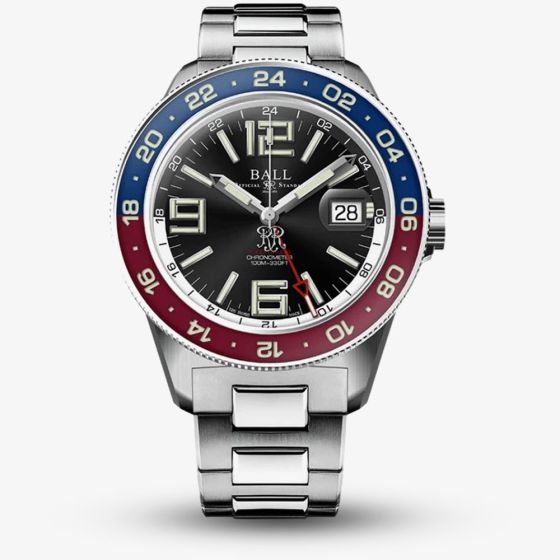 BALL Engineer III Maverick GMT Red & Blue Dial Watch DG3028C-S1CJ-BK