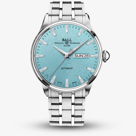 BALL Trainmaster Eternity Ice Blue Watch NM2080D-S2J-IBE