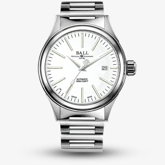 BALL Mens Fireman Enterprise White Dial Watch NM2098C-S20J-WH