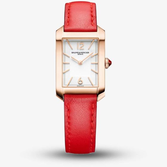 Baume & Mercier Ladies Hampton Leather Strap Watch 10628