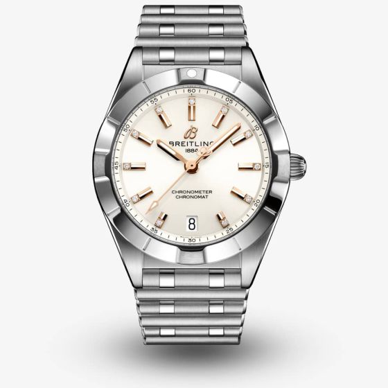 Breitling Ladies Chronomat 32 Diamond Bracelet Watch A77310101A3A1