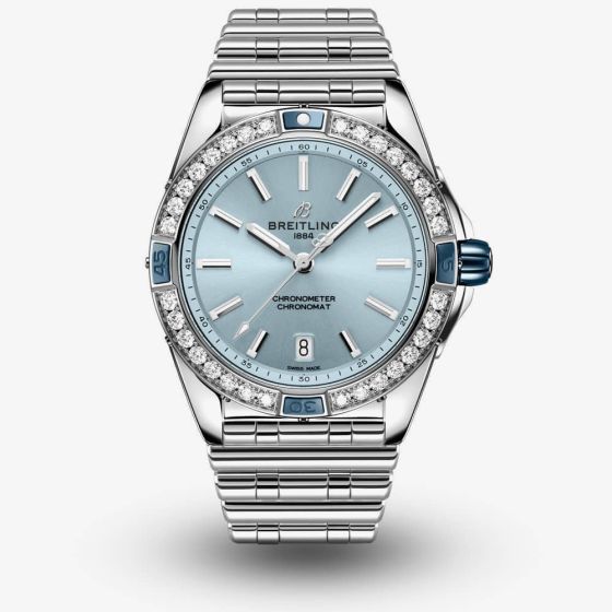 Breitling Super Chronomat Automatic 38 Light Blue Watch A17356531C1A1