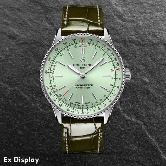 Ex-Display Breitling Navitimer Automatic 36 Green Watch A17327361L1P1