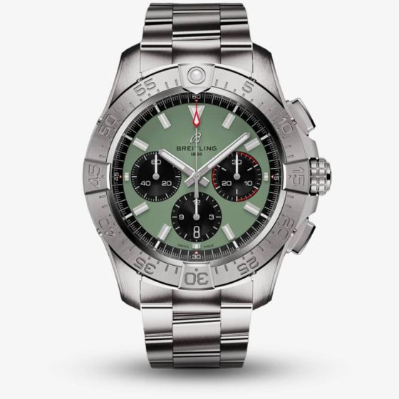 Breitling Avenger B01 Chronograph 44 Green Watch AB0147101L1A1