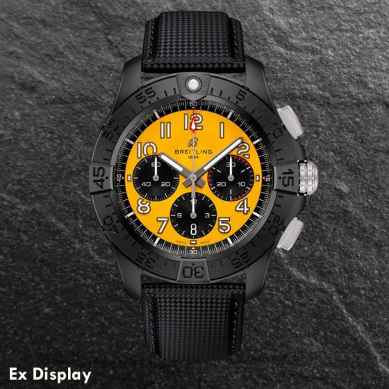 Ex-Display Breitling Avenger B01 Chronograph 44 Night Mission Yellow Watch SB0147101I1X2