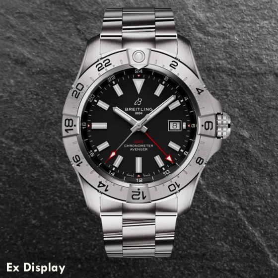 Ex-Display Breitling Avenger Automatic GMT 44 Black Watch A32320101B1A1