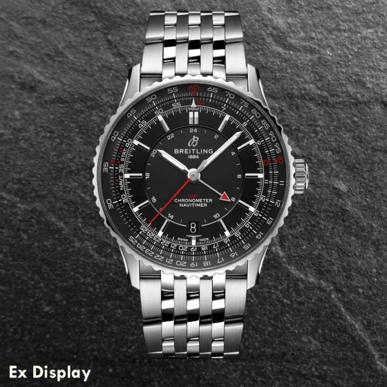 Ex-Display Breitling Navitimer Automatic GMT 41 Black Watch A32310251B1A1