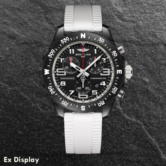 Ex-Display Breitling Endurance Pro 38mm White Rubber Watch X83310A71B1S1