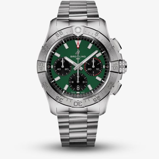 Breitling Avenger B01 Chronograph 42 Green Dial Watch AB0146101L1A1