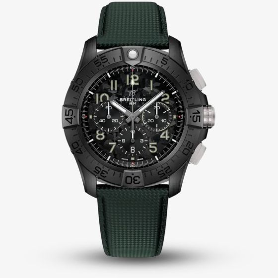 Breitling Super Avenger B01 Chronograph 46 Night Mission Green Watch SB0148101B1X1