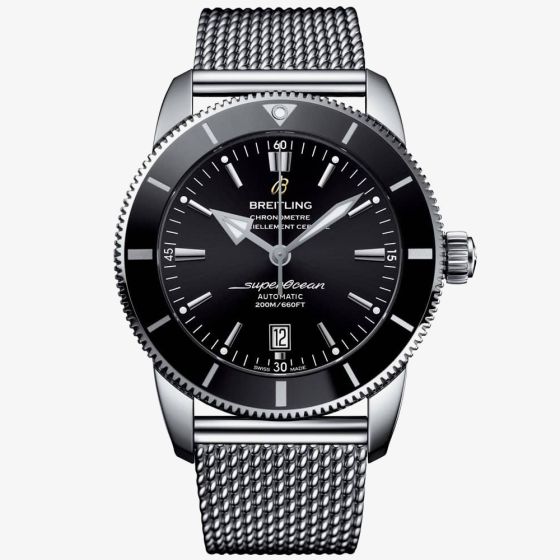 Breitling Mens Superocean Heritage II Automatic 46 Black Bracelet Watch AB202012/BF74 152A