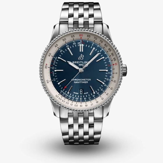 Breitling Mens Navitimer 1 Automatic 41 Blue Bracelet Watch A17326211C1A1