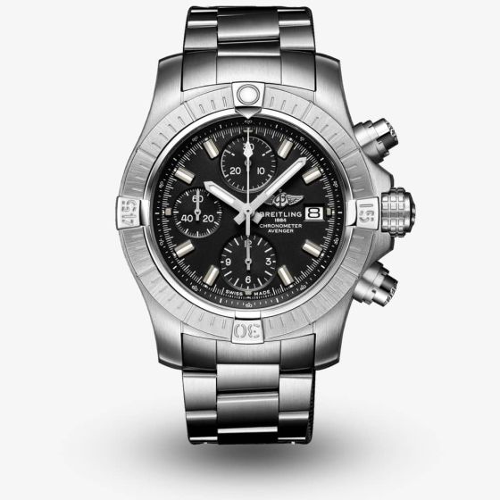 Breitling Mens Avenger Automatic Chronograph 43 Bracelet Watch A13385101BA1