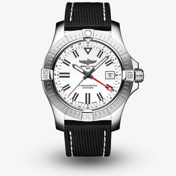 Breitling Mens Avenger Automatic GMT 43 Watch A32397101A1X2
