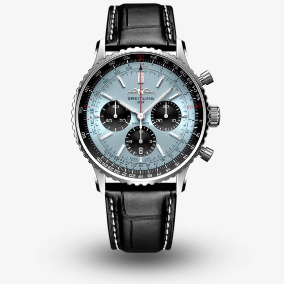 Breitling Mens Navitimer Blue Dial Chronograph Watch AB0138241C1P1