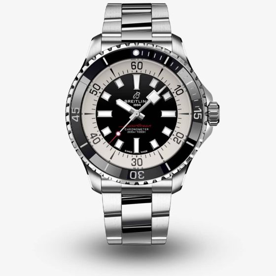 Breitling Superocean 44mm Black Dial Watch A17376211B1A1