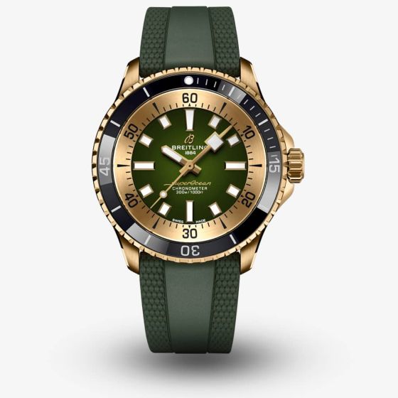 Breitling Mens Superocean III Bronze & Green Watch N17375201L1S1