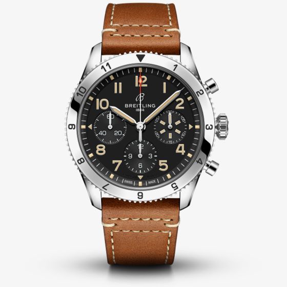 Breitling Mens Classic AVI Chronograph 42 P-51 Mustang Watch A233803A1B1X1