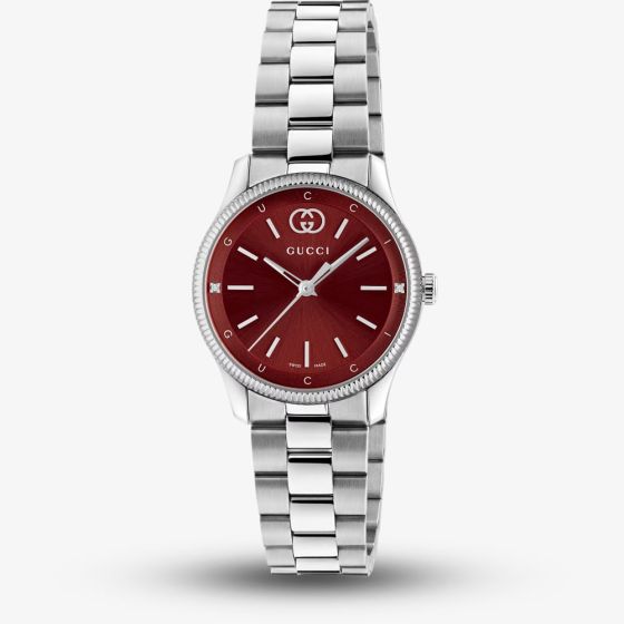 Gucci Ladies G-Timeless Red Dial Watch YA1265069