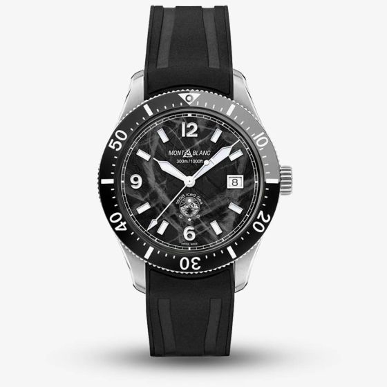 Montblanc Mens 1858 Iced Sea Automatic Date Watch 129372