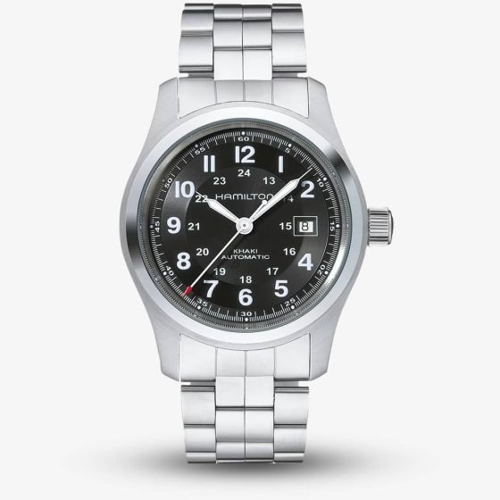 Hamilton Khaki Field Silver & Black Automatic Watch H70515137