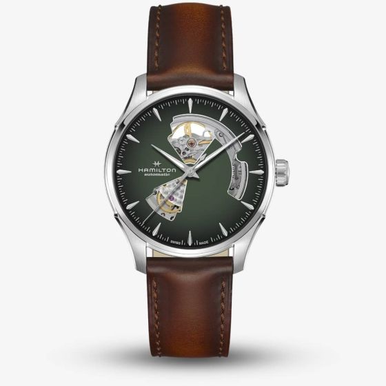 Hamilton Jazzmaster Open Heart Brown & Green Watch H32675560