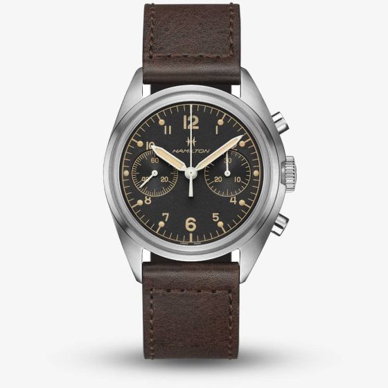 Hamilton Khaki Aviation Pilot Pioneer Brown Watch H76409530