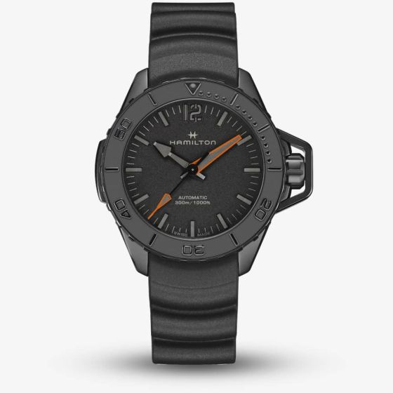 Hamilton Khaki Navy Frogman Black Automatic Watch H77845330