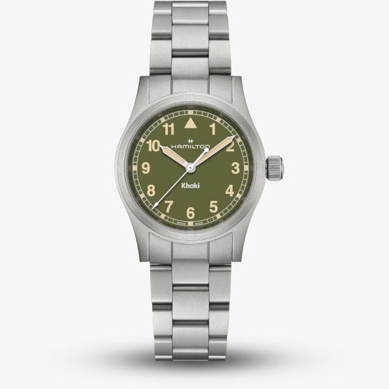 Hamilton Ladies Khaki Field Quartz 33mm Green Dial Watch H69301160
