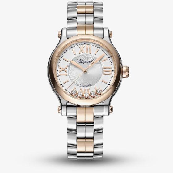Chopard Happy Sport Two Tone Bracelet Watch 278608-6002