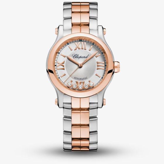 Chopard Ladies Happy Sport 0.14ct Diamond Watch 278573-6014