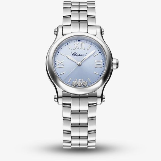 Chopard Ladies Happy Sport Blue Dial Watch 278590-3010