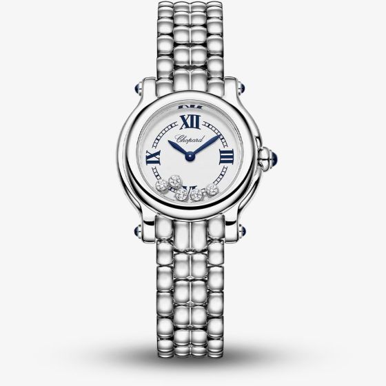 Chopard Ladies Happy Sport The First 26mm Stainless Steel Bracelet Watch 278633-3001