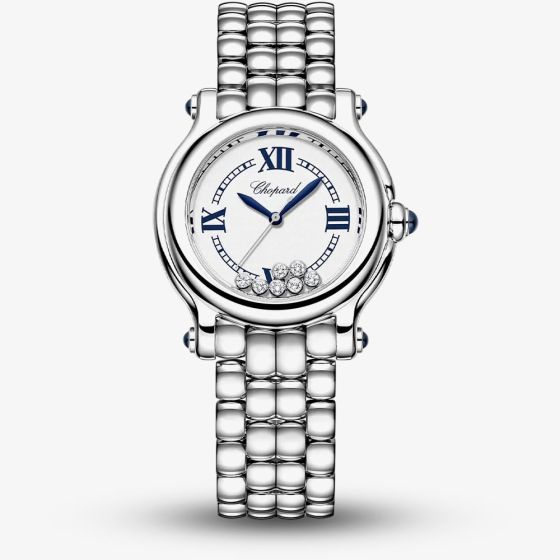 Chopard Ladies Happy Sport The First 33mm Stainless Steel Bracelet Watch 278640-3001