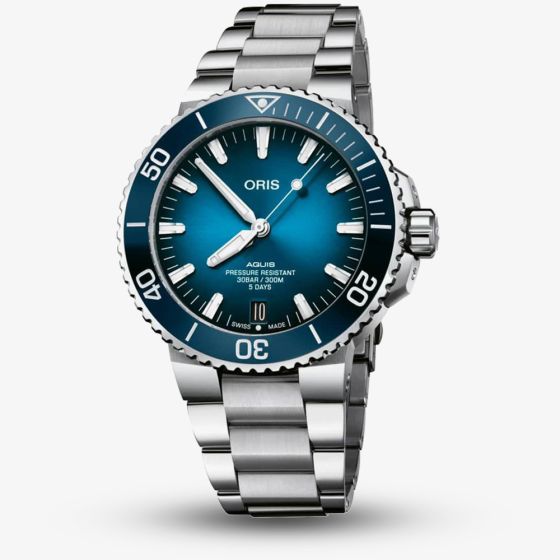 Oris Aquis Date Calibre 400 Bracelet Watch 01 400 7763 4135-07 8 24 09PEB