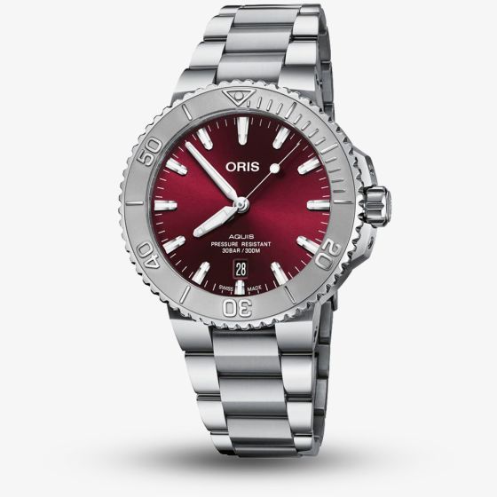 Oris Mens Aquis Date Relief Watch 01 733 7766 4158-07 8 22 05PEB