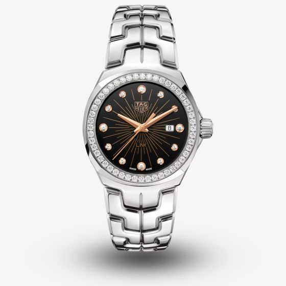 TAG Heuer Ladies Link Quartz Diamond Watch WBC131G.BA0649