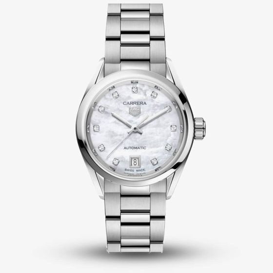 TAG Heuer Ladies Carrera Automatic Diamond Watch WBN2412.BA0621