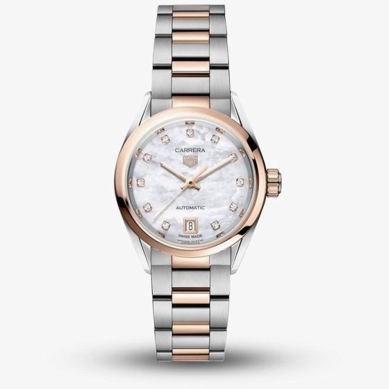 TAG Heuer Ladies Carrera Automatic Diamond Watch WBN2450.BD0569