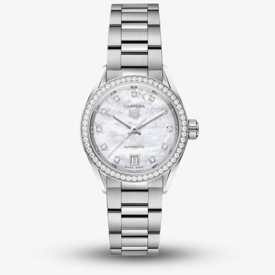TAG Heuer Ladies Carrera Automatic Diamond Watch WBN2414.BA0621