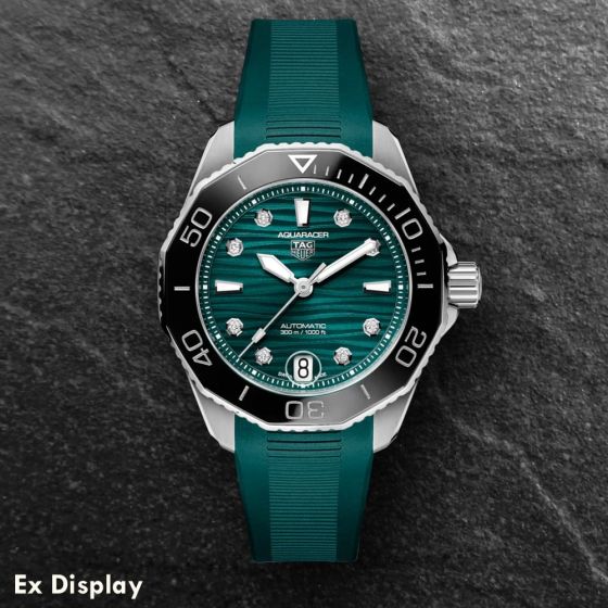Ex-Display TAG Heuer Ladies Aquaracer Professional 300 Automatic Diamond Watch WBP231G.FT6226