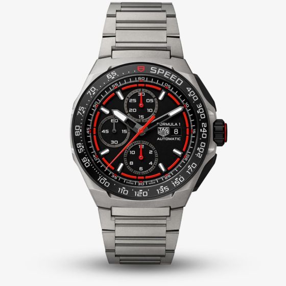 TAG Heuer Mens Formula 1 Black Dial Automatic Chronograph Watch CBZ2082.BF0009