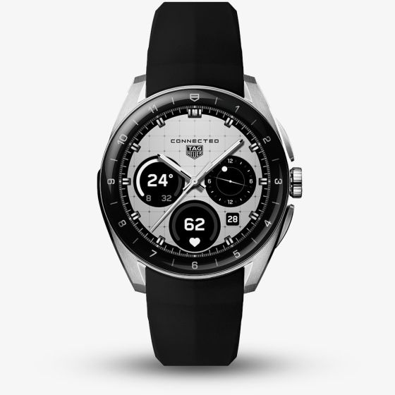 TAG Heuer Mens Connected Calibre E5 40mm Black Rubber Strap Watch SBT8010.BT0002