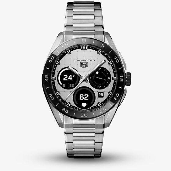 TAG Heuer Mens Connected Calibre E5 45mm Stainless Steel Watch SBT8A10.BA0003