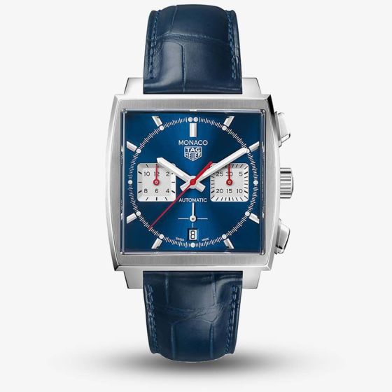 TAG Heuer Mens Monaco Calibre 02 Automatic Chronograph Watch CBL2111.FC6453